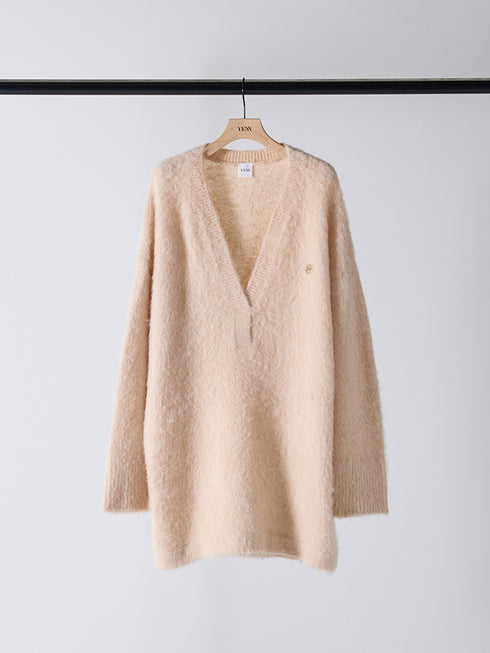 【 予約:11月中旬 】ALPACA MIX TUNIC PO /Y254-91123